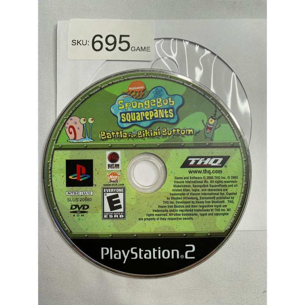 SpongeBob SquarePants Battle for Bikini Bottom PS2